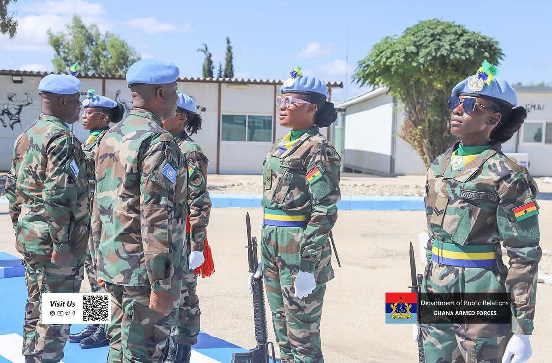 UNIFIL GHANBATT 93 Holds Induction Parade and Consecration of Colours in Lebanon