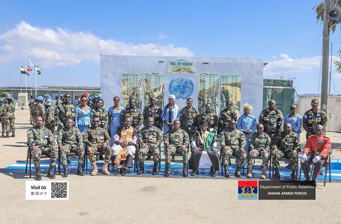 UNIFIL GHANBATT 93 Holds Induction Parade and Consecration of Colours in Lebanon