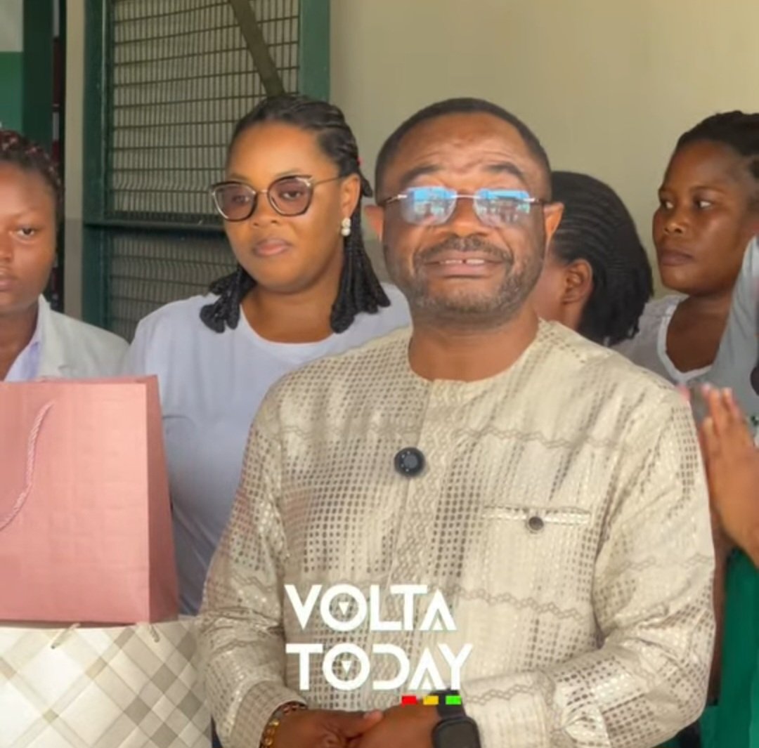 A glorious Day Like This is a Day to Share with Newborns - Hon Kwabena Mensah Woyome on his Birthday at Sogakope District Hospital