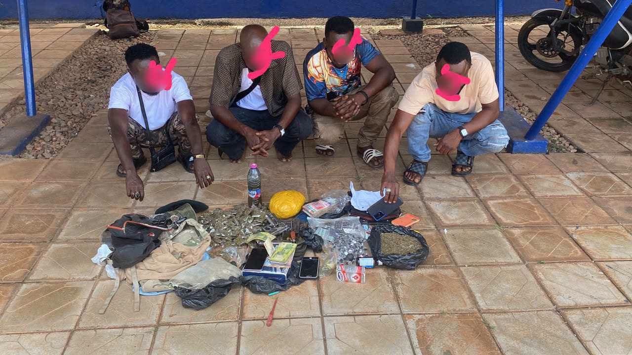Police Arrest Five Suspects : Retrieve Firearms and Narcotics in Tamale Operation