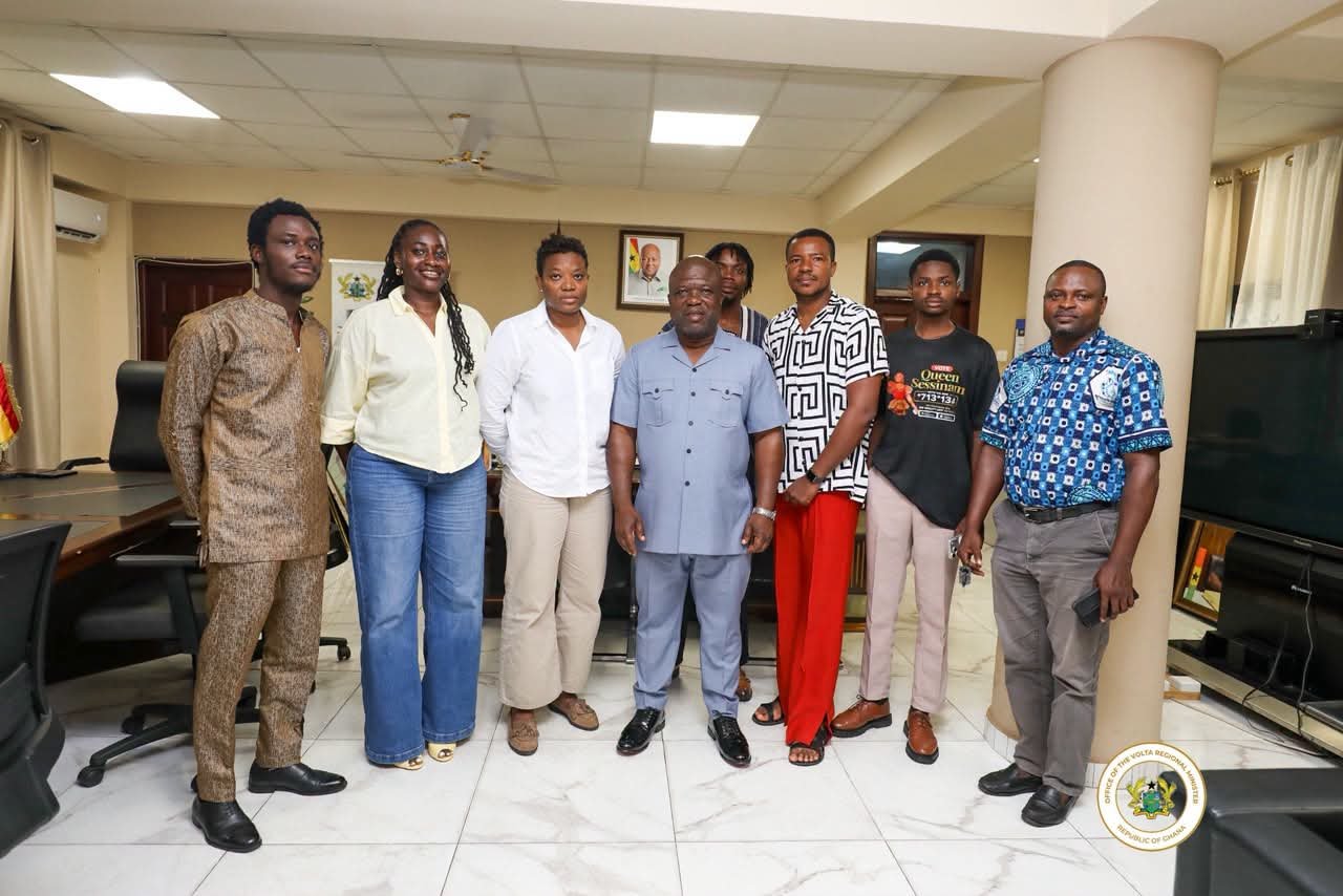 GMB 2026: Volta Representative Sesinam Pays Courtesy Call on Regional Minister James Gunu