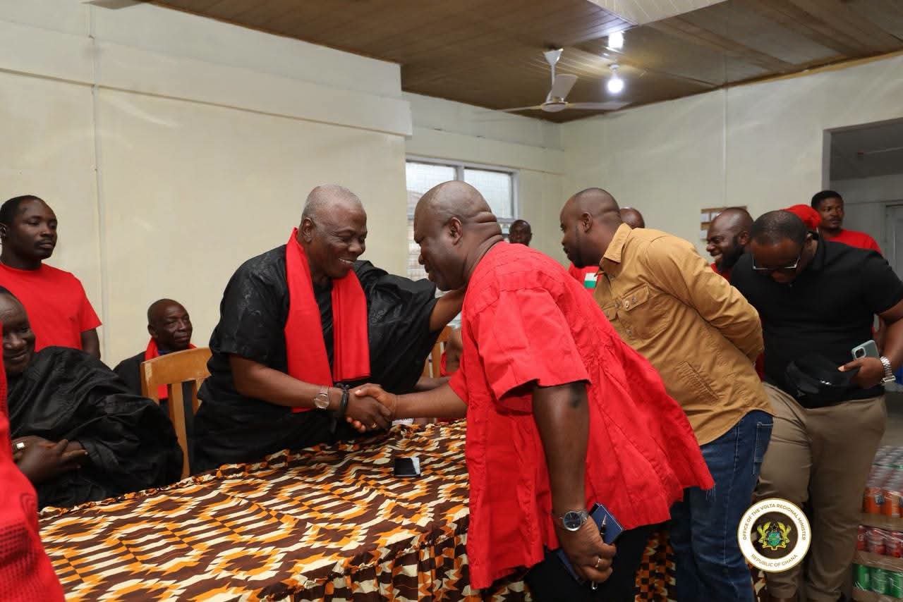 Volta Regional Minister Mourns with Avatime Traditional Council Following Paramount Queen Mother’s Passing