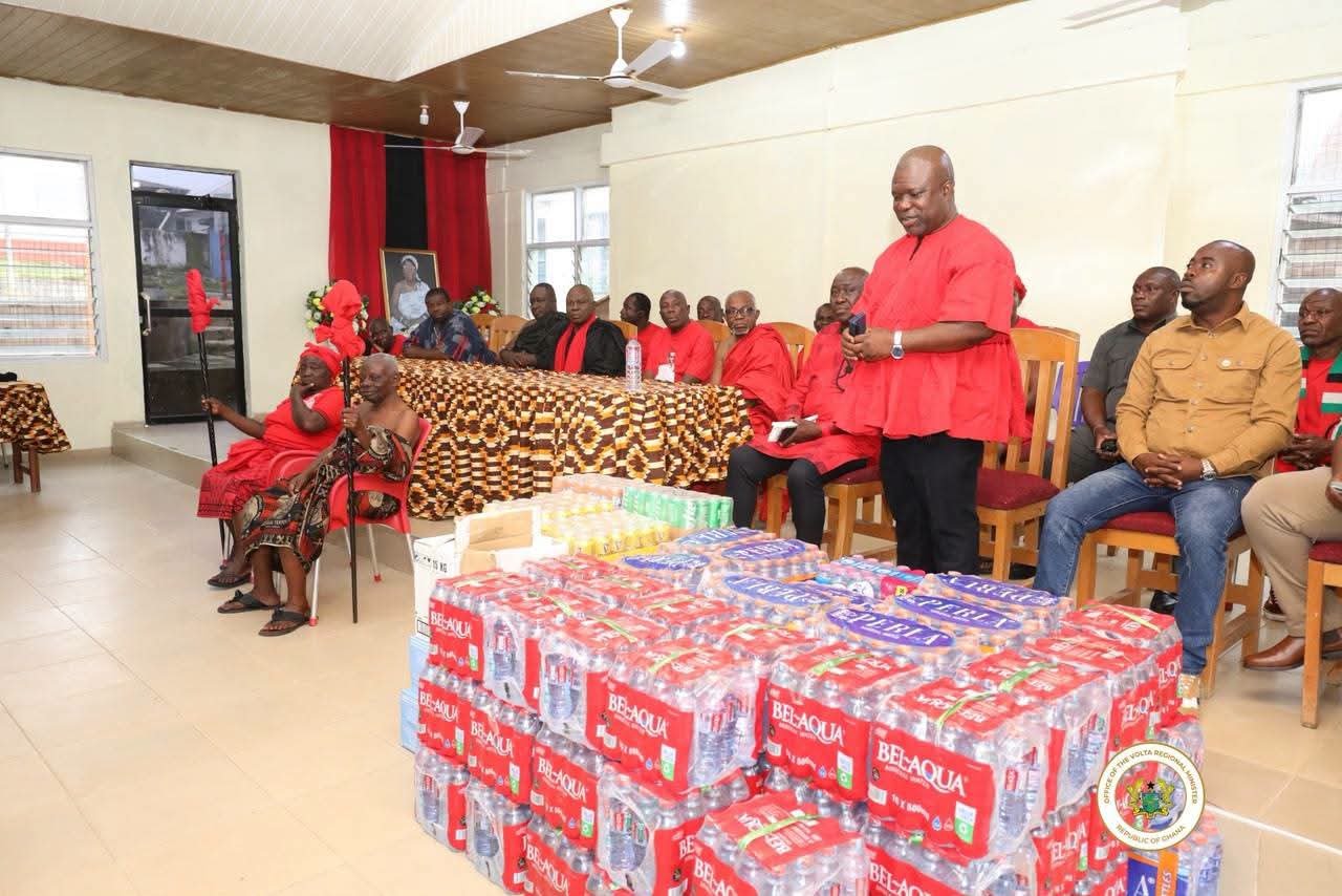Volta Regional Minister Mourns with Avatime Traditional Council Following Paramount Queen Mother’s Passing