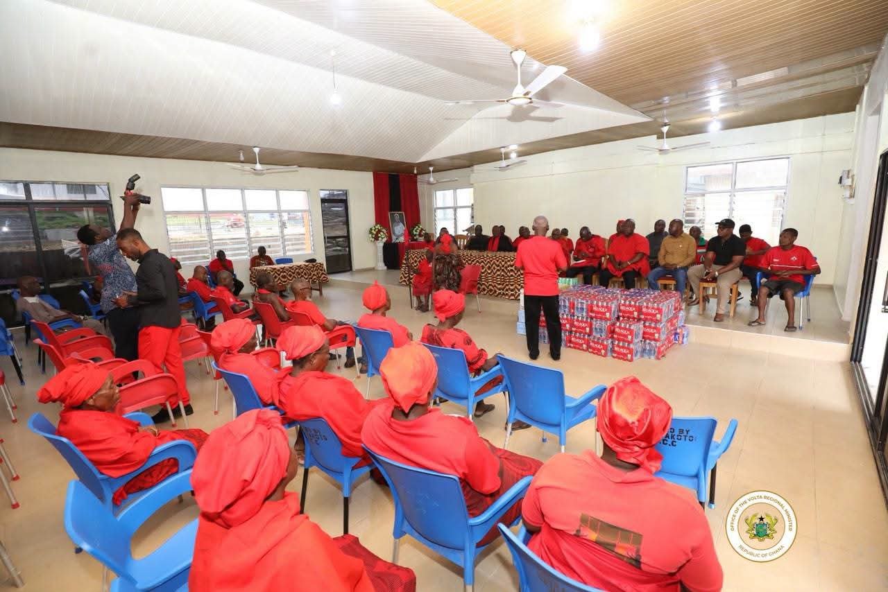 Volta Regional Minister Mourns with Avatime Traditional Council Following Paramount Queen Mother’s Passing
