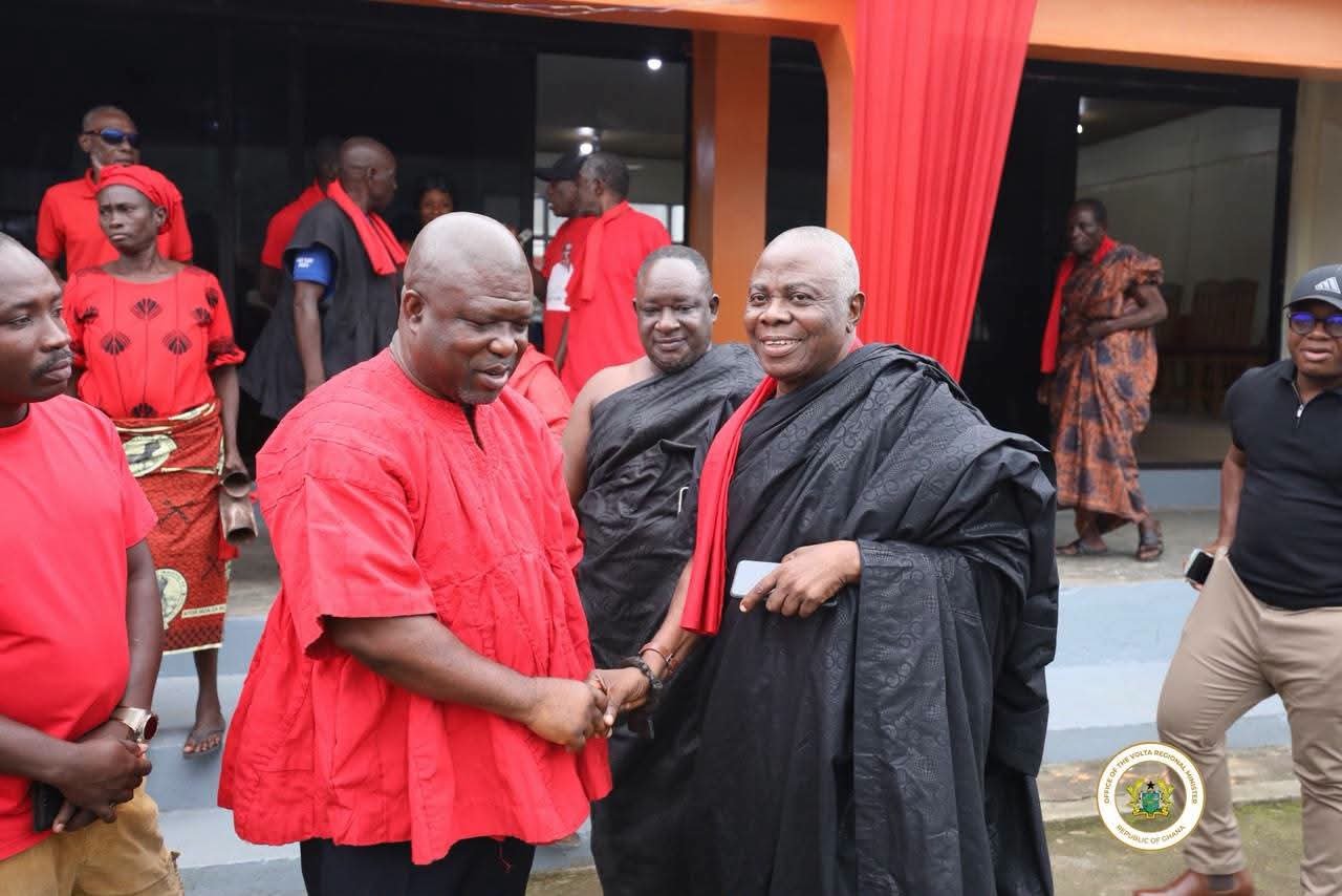 Volta Regional Minister Mourns with Avatime Traditional Council Following Paramount Queen Mother’s Passing