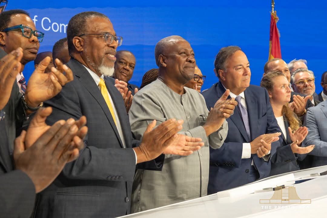 Ghana is Open for Business: President Mahama Rings Nasdaq Bell to Signal New Era for Investment