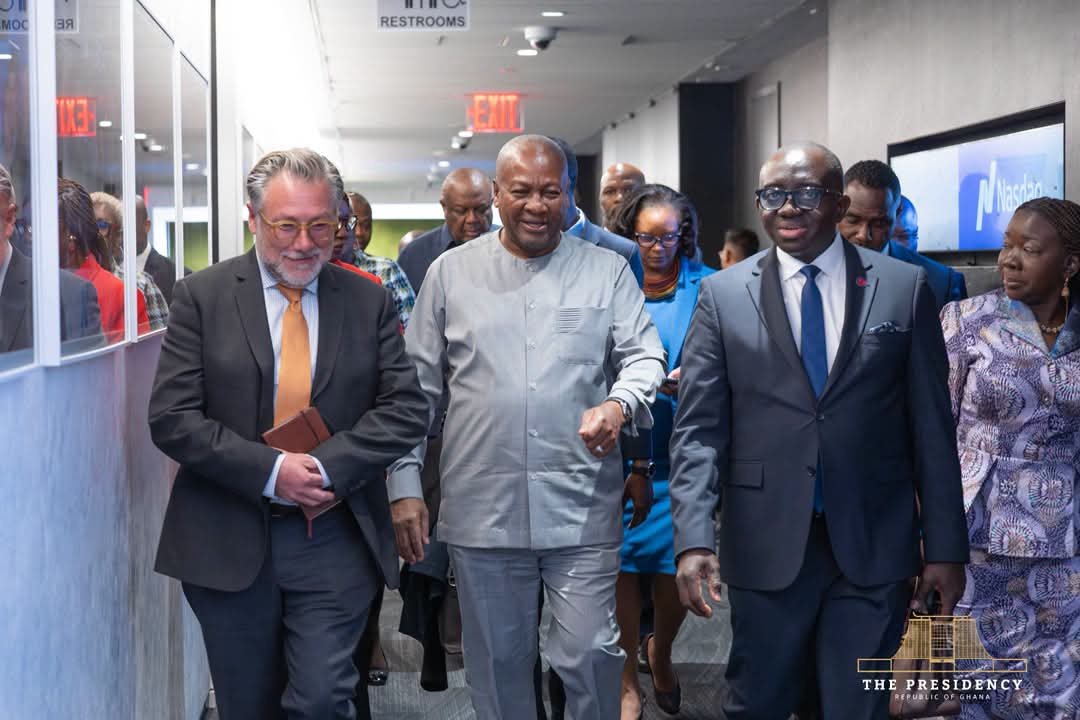 Ghana is Open for Business: President Mahama Rings Nasdaq Bell to Signal New Era for Investment