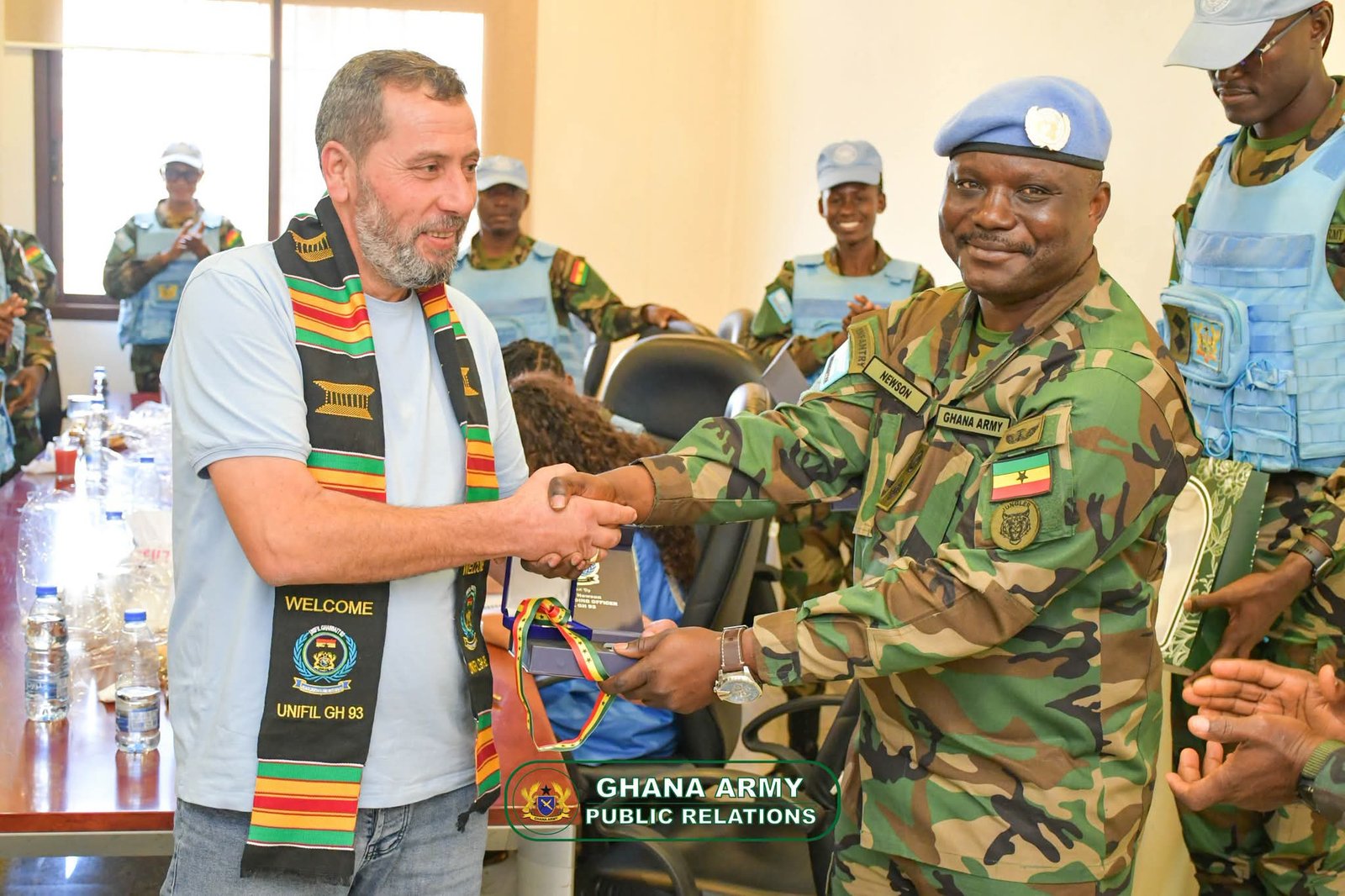 GHANBATT 93 Strengthens Civil-Military Ties in Rumaysh Engagement