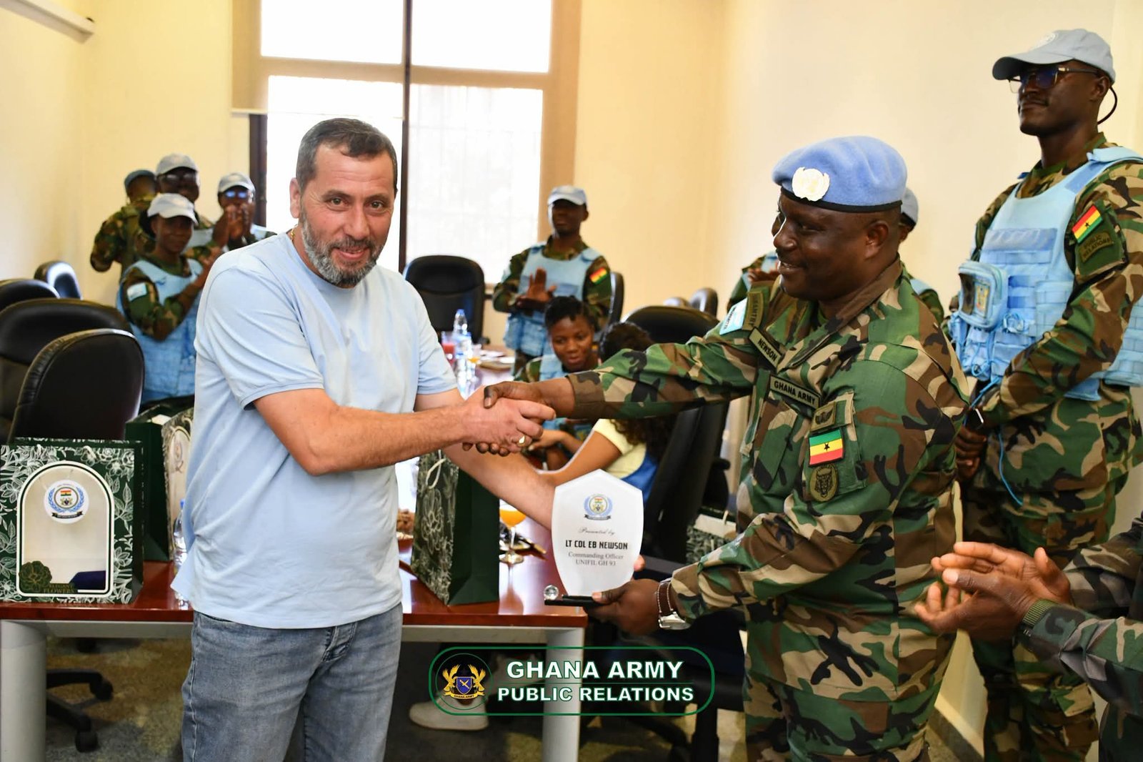 GHANBATT 93 Strengthens Civil-Military Ties in Rumaysh Engagement