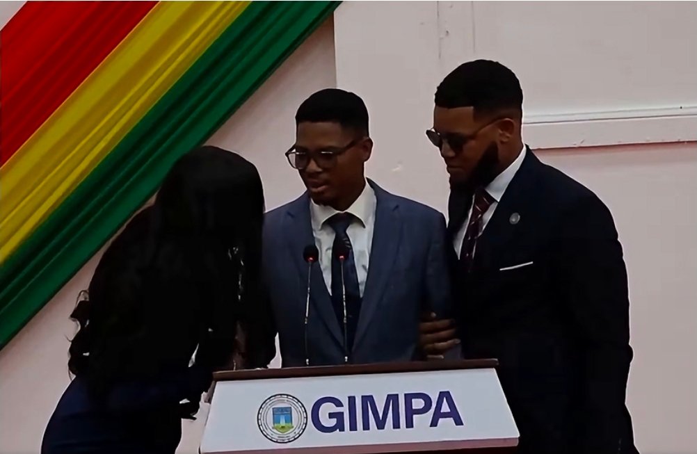 Shock in Accra as Madina MP Francis-Xavier Sosu Collapses at GIMPA Podium