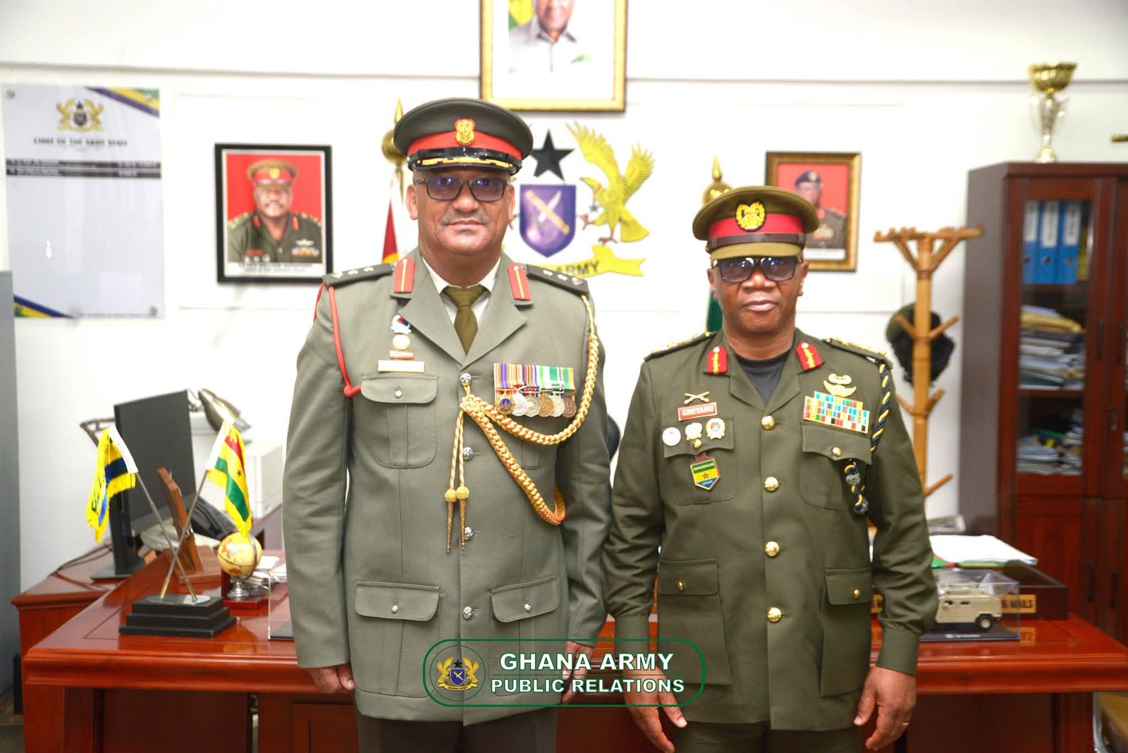 Ghana-South Africa Military Ties Strengthened as Outgoing Defence Attaché Bids Farewell to Army Chief