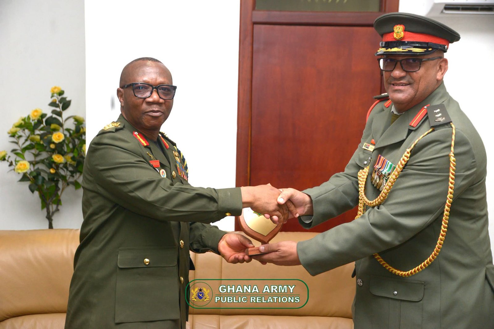 Ghana-South Africa Military Ties Strengthened as Outgoing Defence Attaché Bids Farewell to Army Chief