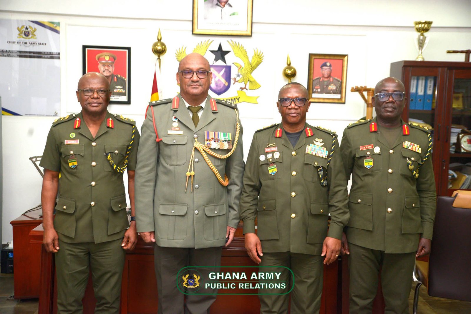 Ghana-South Africa Military Ties Strengthened as Outgoing Defence Attaché Bids Farewell to Army Chief