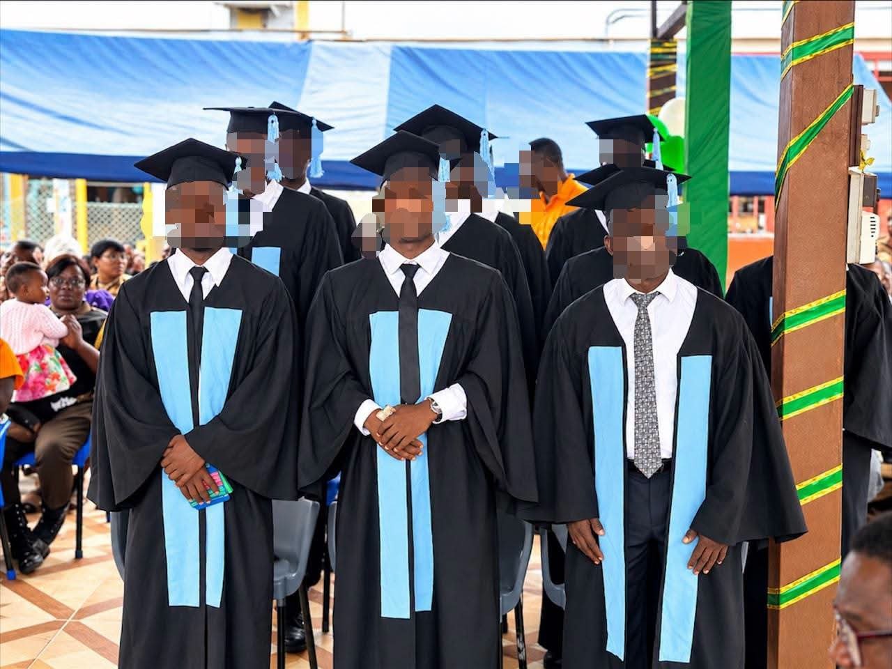 Ten Inmates at Ho Central Prison Earn Theology Certificates from On-Site Bible School
