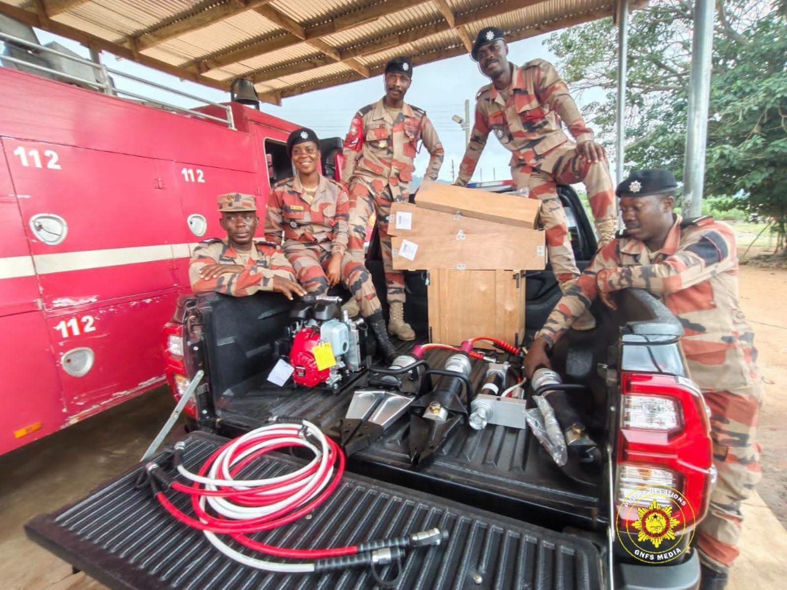 Philanthropist Donates Vital Extrication Tools to Peki Fire Station to Boost Accident Rescue Operations