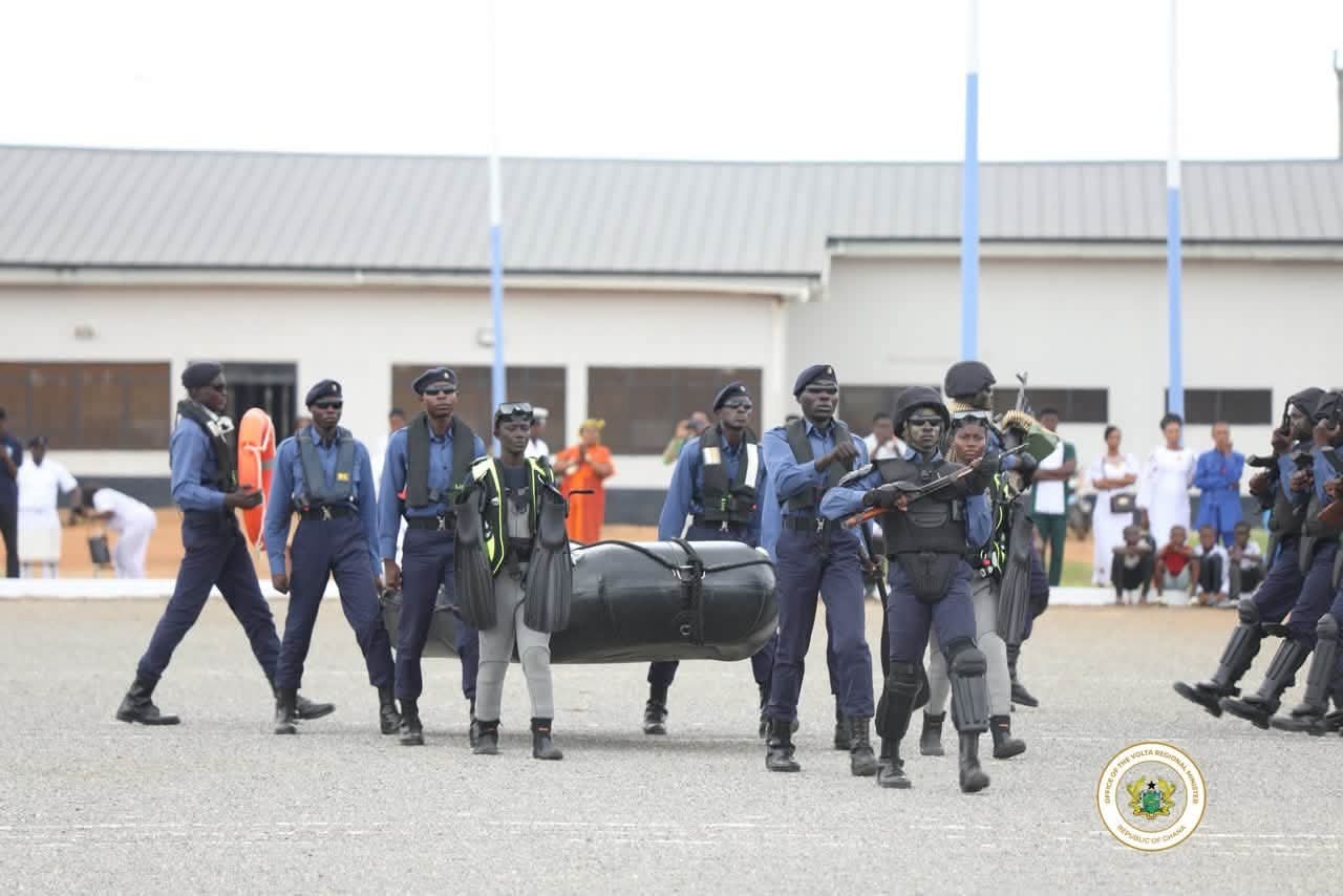Hon. James Gunu Graces Naval Training Command Passing-Out Parade at Nutekpor