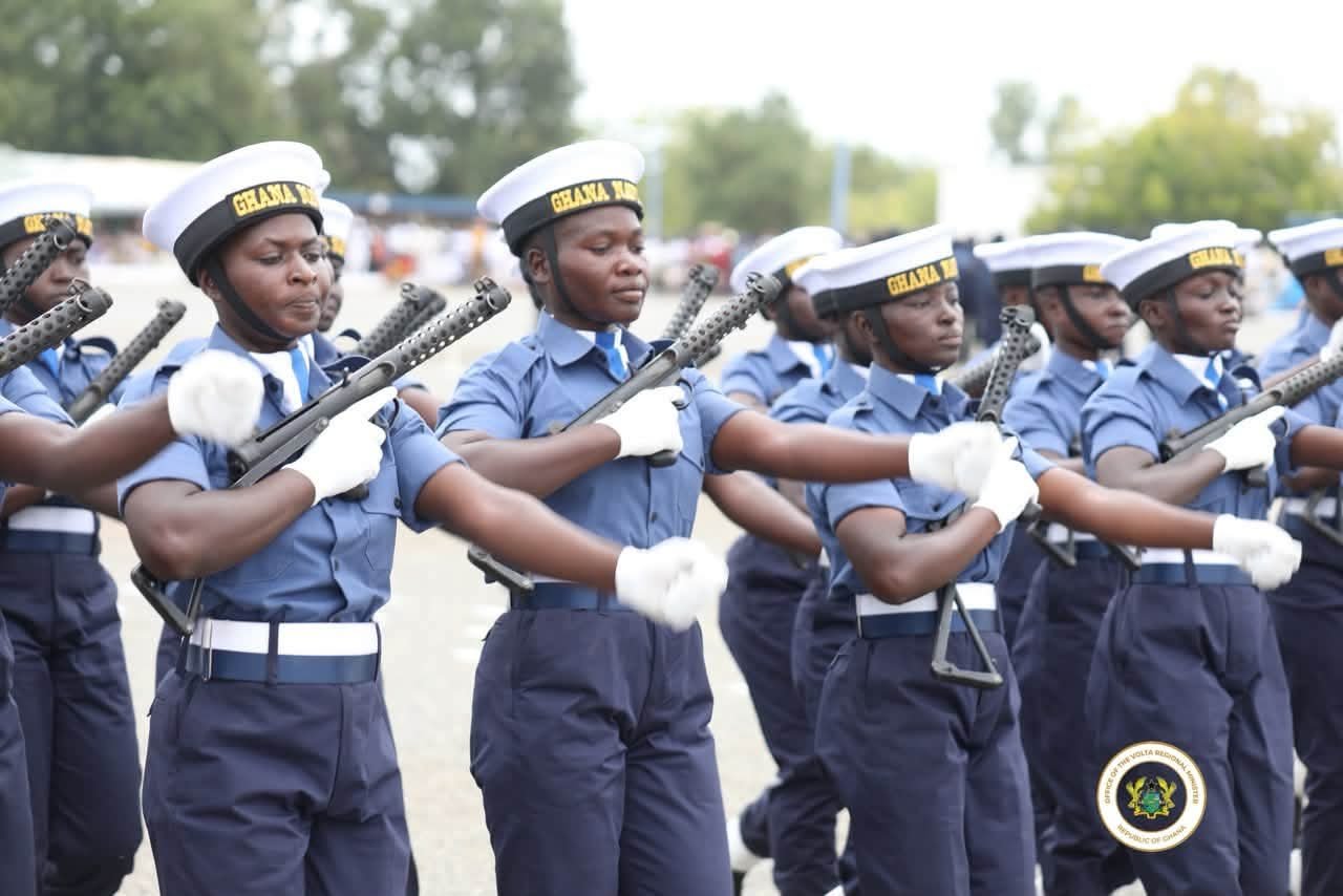 Hon. James Gunu Graces Naval Training Command Passing-Out Parade at Nutekpor
