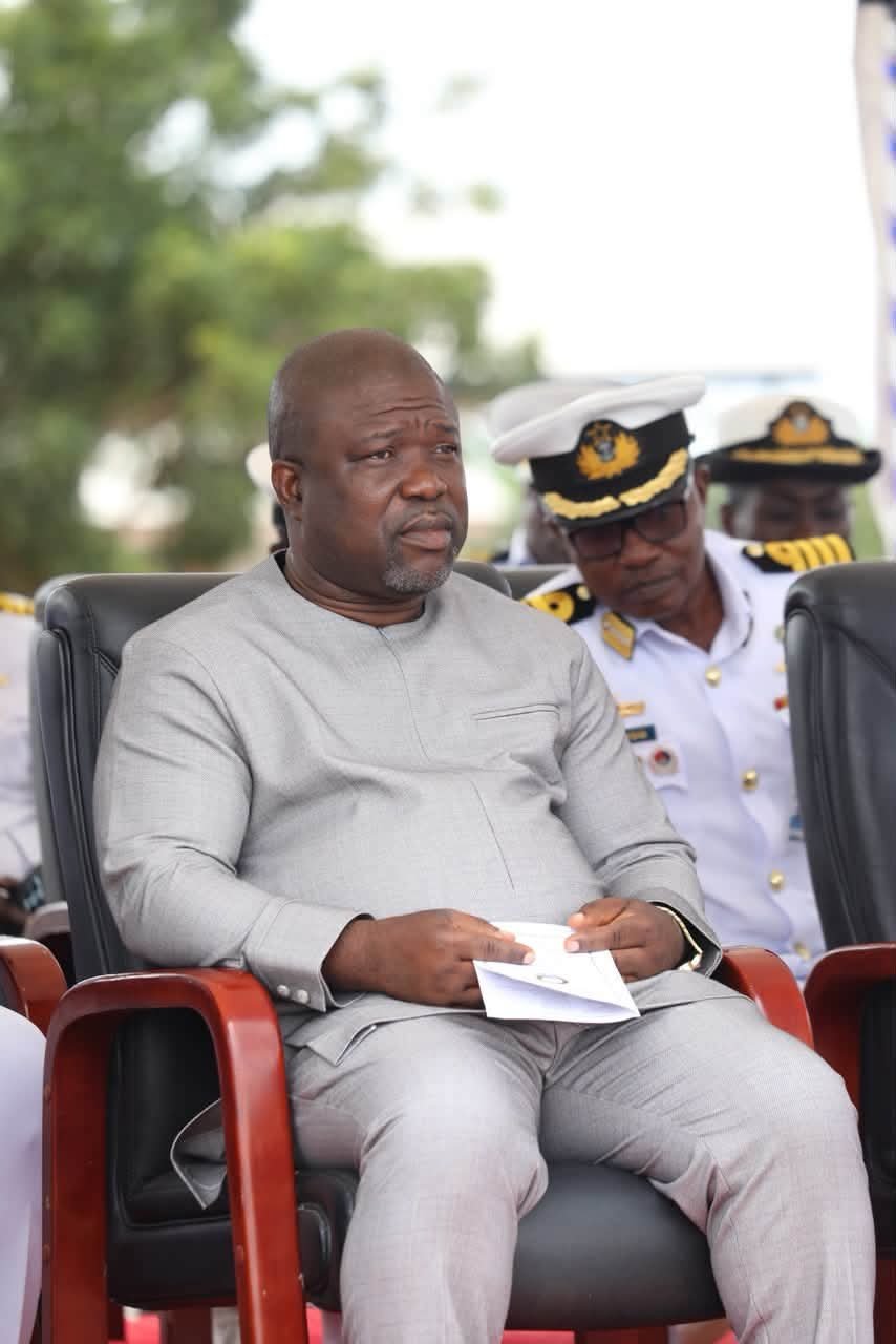 Hon. James Gunu Graces Naval Training Command Passing-Out Parade at Nutekpor