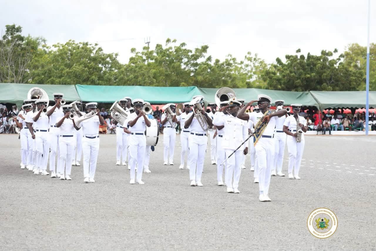 Hon. James Gunu Graces Naval Training Command Passing-Out Parade at Nutekpor