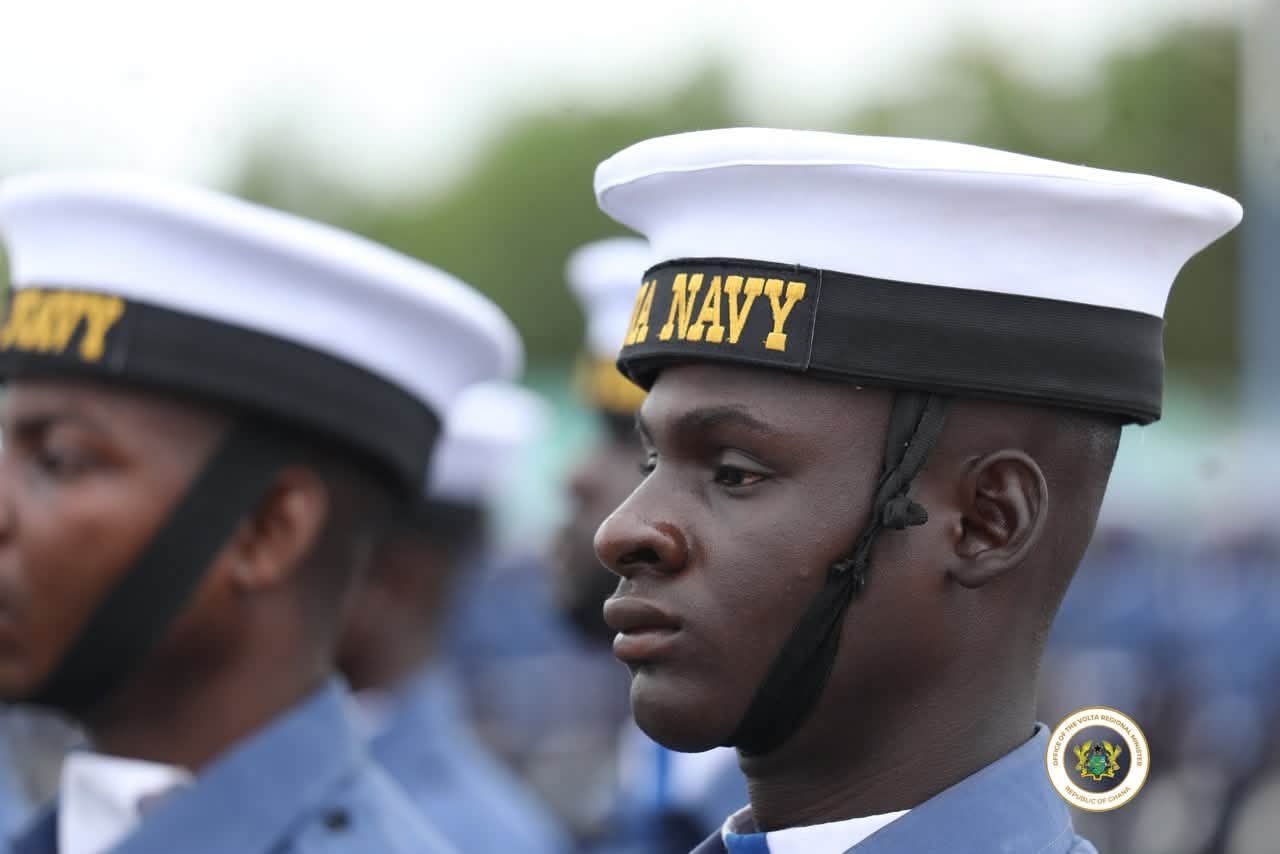 Hon. James Gunu Graces Naval Training Command Passing-Out Parade at Nutekpor