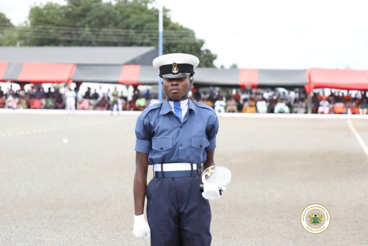 Hon. James Gunu Graces Naval Training Command Passing-Out Parade at Nutekpor