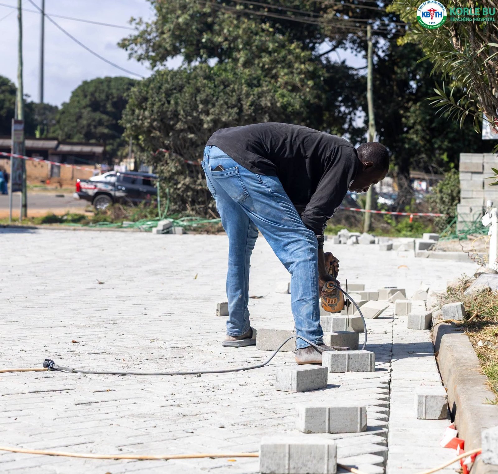 Korle-Bu Undergoes Major Upgrade to Car Parks and Walkways