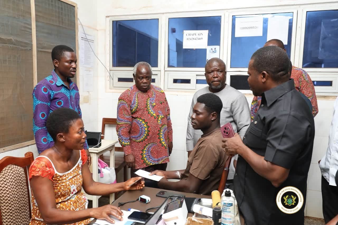 Volta Regional Minister Visits Bereaved Family and Injured Victims of Big Push Road Accident