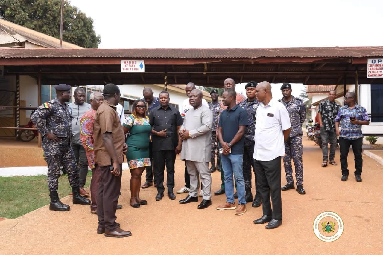 Volta Regional Minister Visits Bereaved Family and Injured Victims of Big Push Road Accident