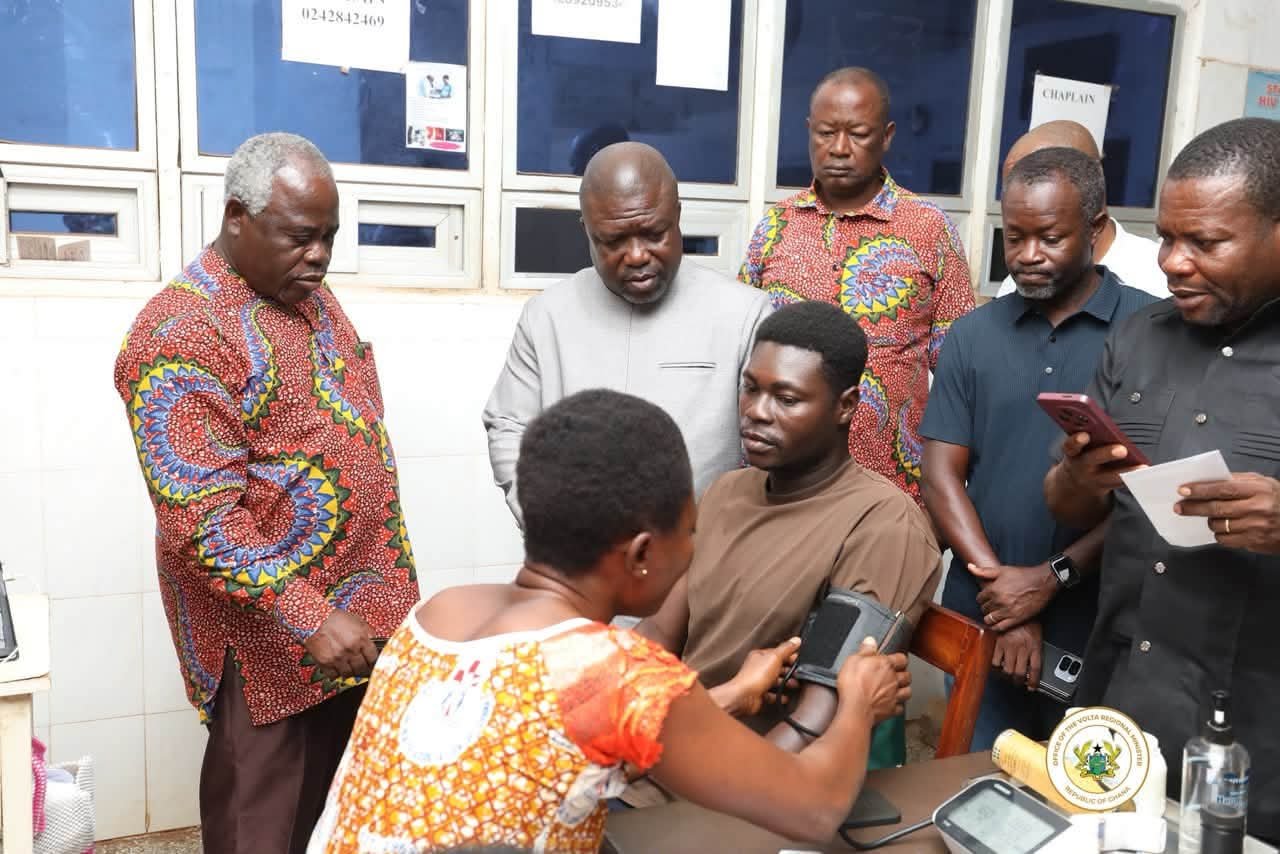 Volta Regional Minister Visits Bereaved Family and Injured Victims of Big Push Road Accident