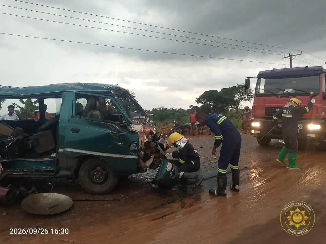 Two Dead, 14 Rescued in Tragic Crash Along Kpetoe-Sarakope Highway