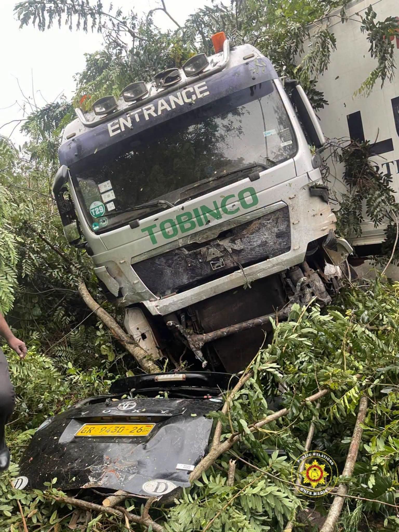 Four Dead in Fatal Crash at Anyinasin Junction on Accra-Kumasi Highway