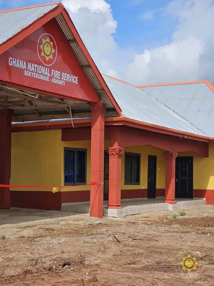 GNFS Opens New Sekyedumase Fire Station to Boost Municipal Safety