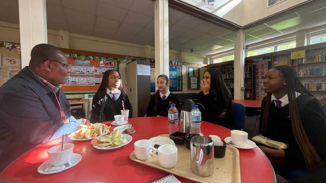 Hon. Bedzrah Visits Willenhall E-ACT Academy to Partner for Youth Empowerment and Educational Collaboration