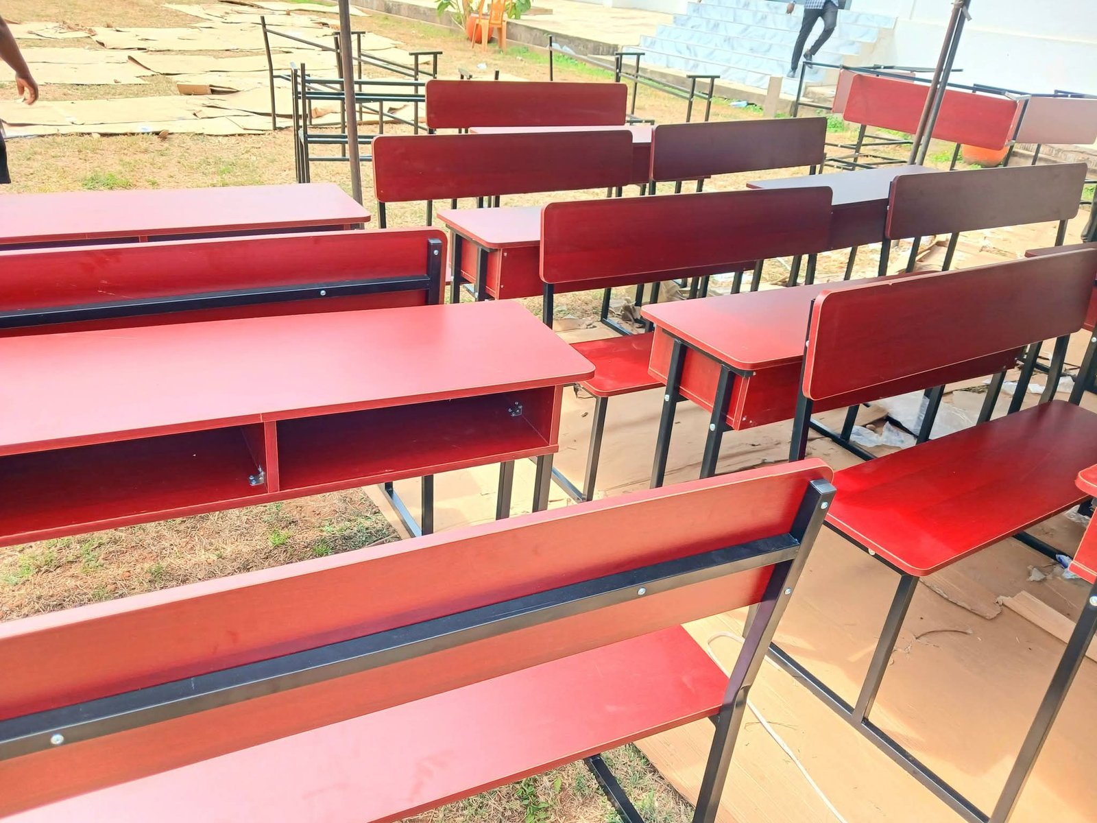 South Tongu Assembly Delivers 500 Dual Desks to End Classroom Furniture Shortage