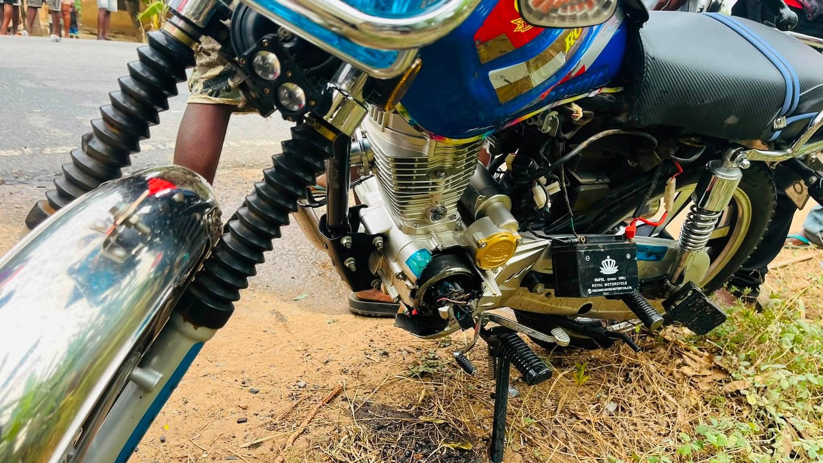 High-Speed Collision at Tefle Gladisco Junction Leaves Motorcyclist Critically Injured