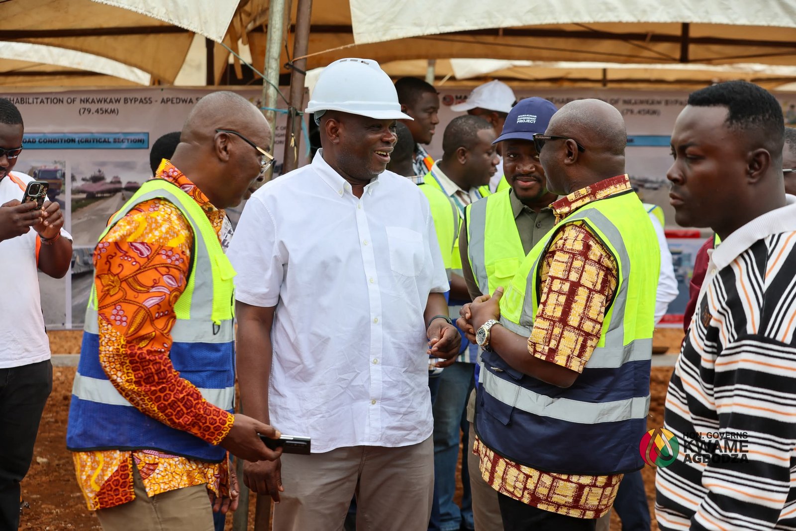 Agbodza Inspects Accra-Kumasi Highway as Contractors Resume Work