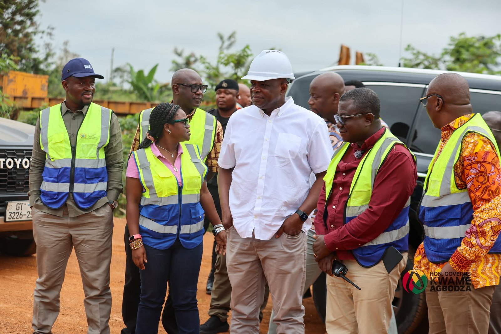 Agbodza Inspects Accra-Kumasi Highway as Contractors Resume Work