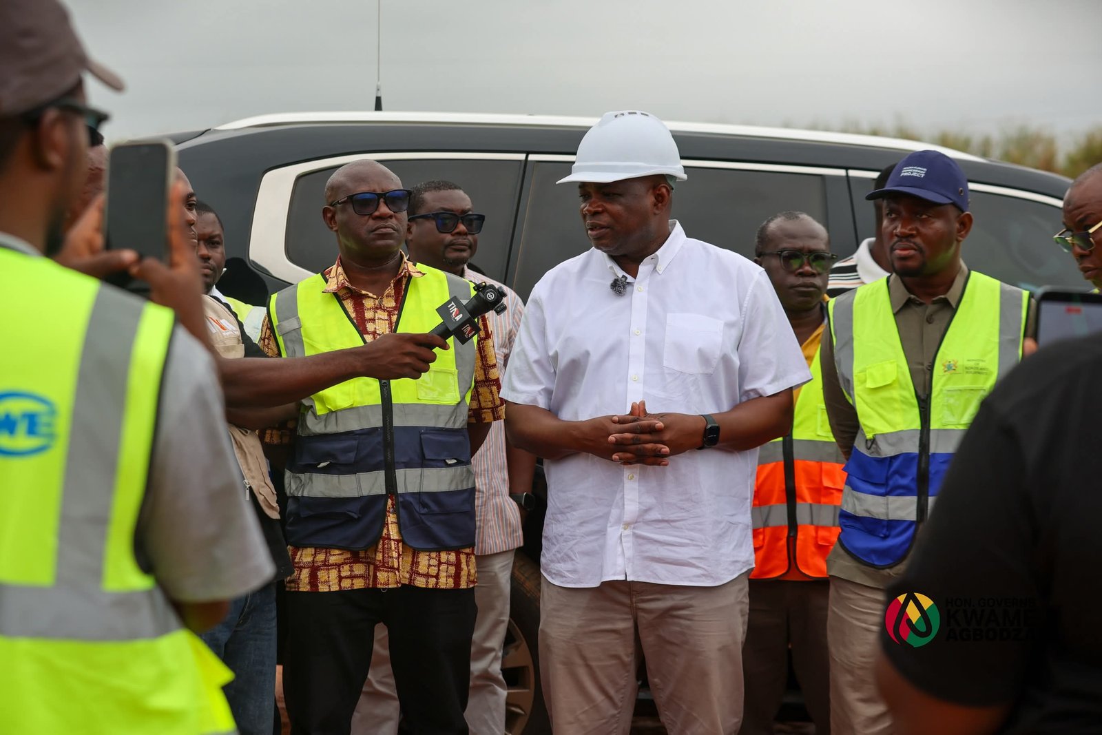 Agbodza Inspects Accra-Kumasi Highway as Contractors Resume Work