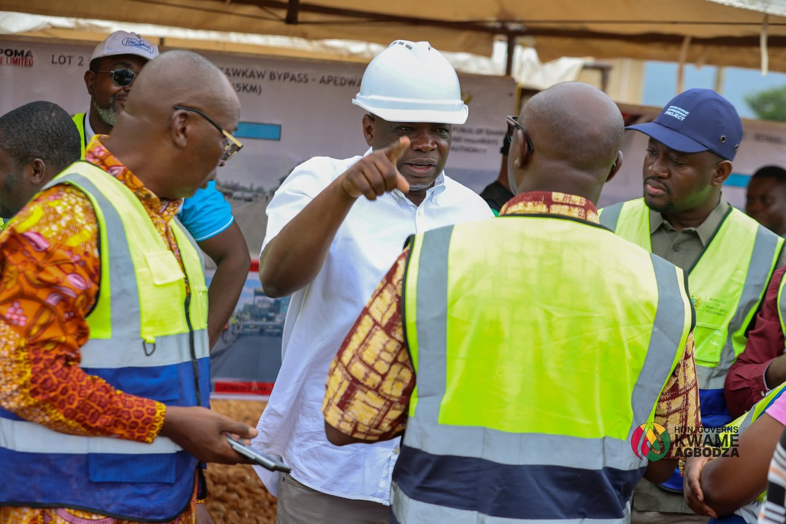 Agbodza Inspects Accra-Kumasi Highway as Contractors Resume Work