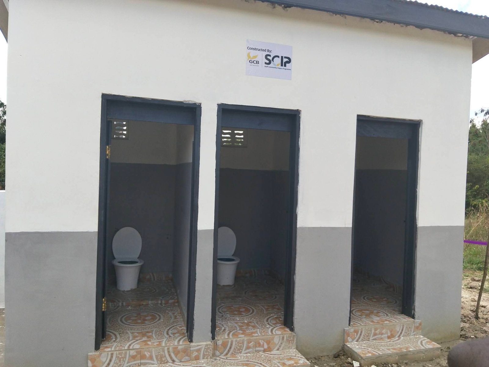 GCB Bank PLC Handover Ultra-Modern Toilet Facility to Atsiekpui Alavanyo Basic School