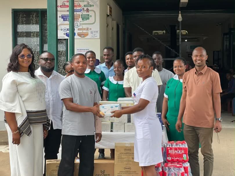 Kaledzi Foundation Supports South Tongu District Hospital to Mark CEO’s Birthday