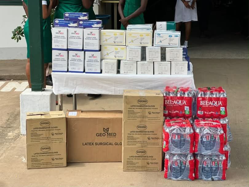 Kaledzi Foundation Supports South Tongu District Hospital to Mark CEO’s Birthday