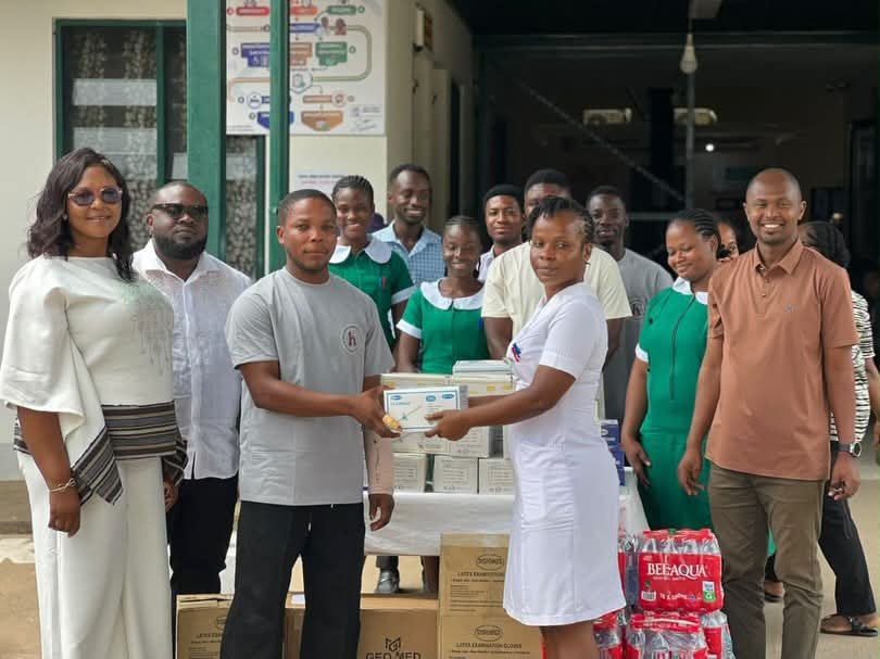 Kaledzi Foundation Supports South Tongu District Hospital to Mark CEO’s Birthday