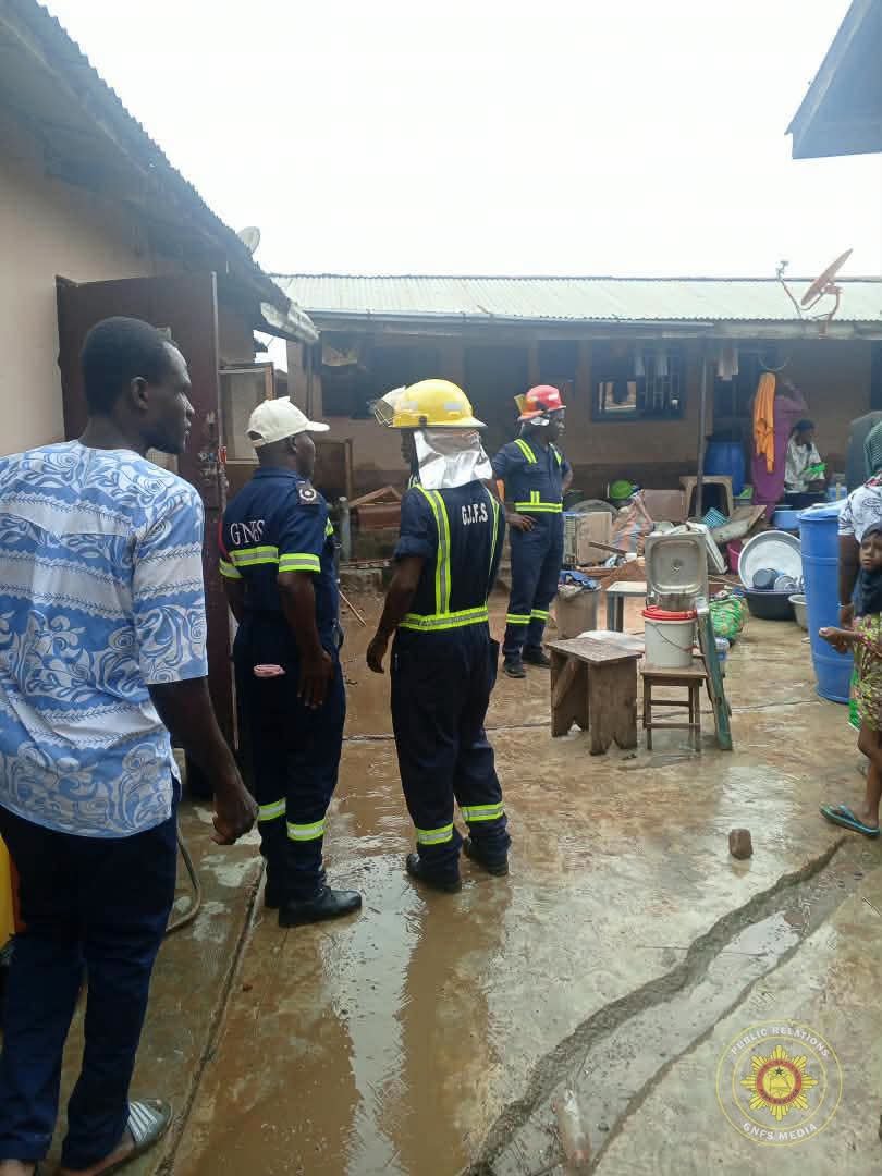 Firefighters Rescue Stranded Residents After Heavy Rains Submerge Parts of Hohoe