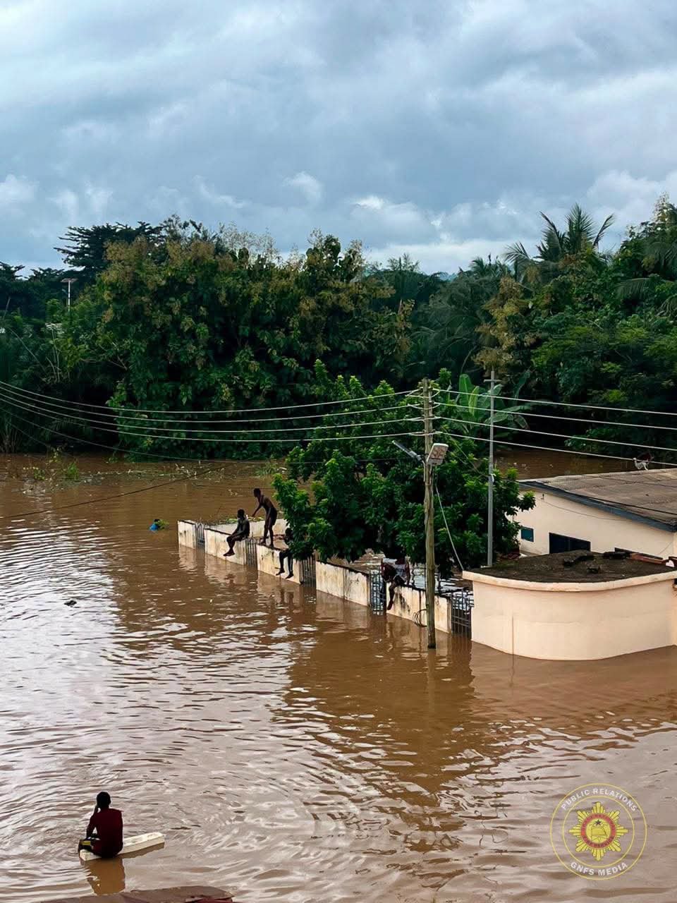Firefighters Rescue Stranded Residents After Heavy Rains Submerge Parts of Hohoe
