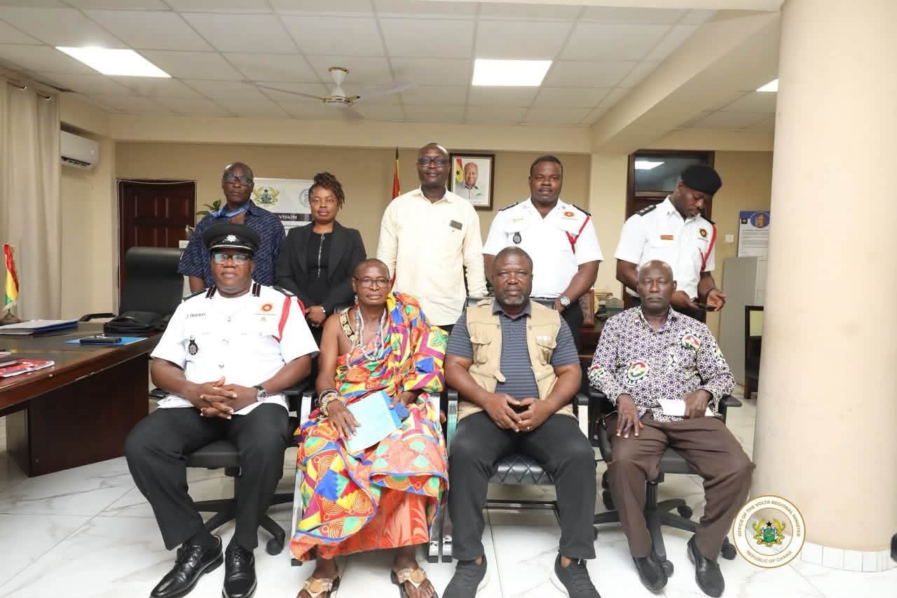 Volta Regional Minister Inaugurates Regional Fire Service Committee to Boost Fire Safety