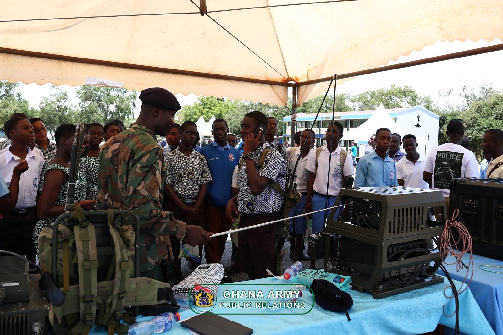 81 Signal Regiment Hosts Robotics and CIS Exhibition for Accra Schools