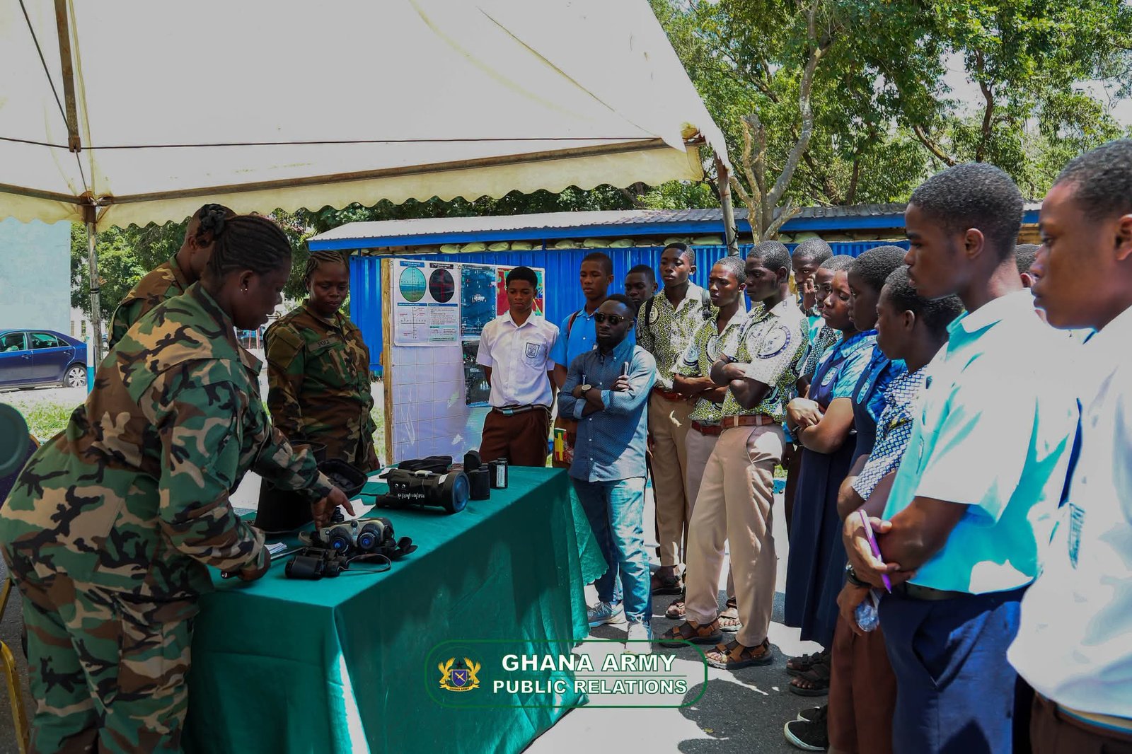 81 Signal Regiment Hosts Robotics and CIS Exhibition for Accra Schools