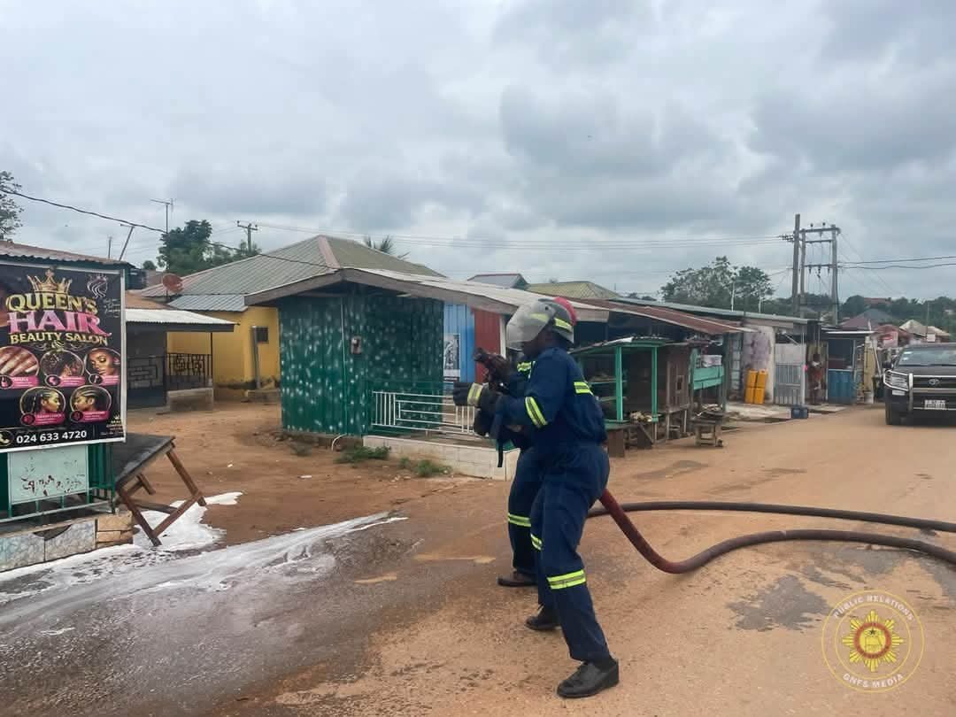 GNFS Team Safely Relocates Bee Swarm to Avert Danger in Okorase
