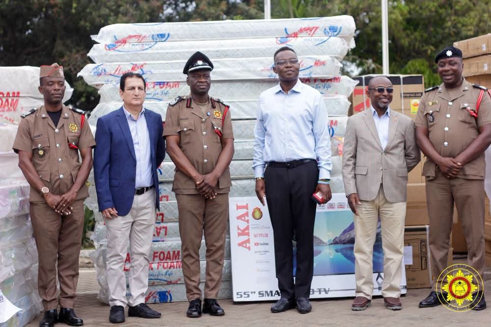 Melcom Ghana Ltd Supports Tema Fire Service with Logistics Donation